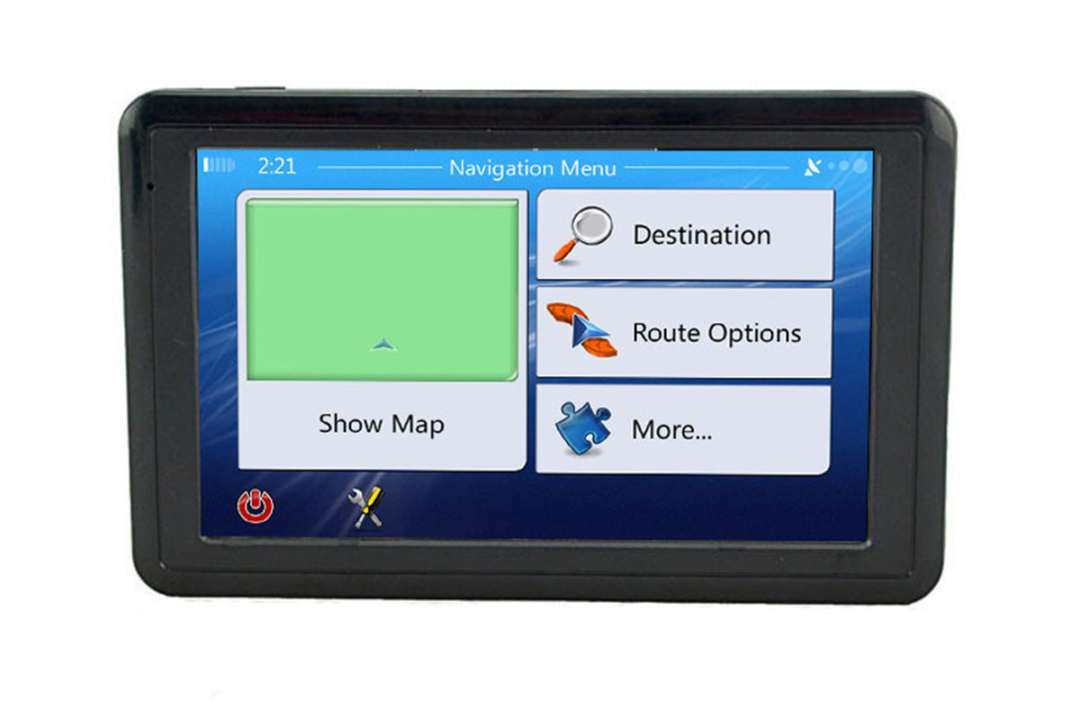 5 inch Car Truck Navigation Positioning System Navigator System Sat Nav Lifetime Map Speedcam-Europe