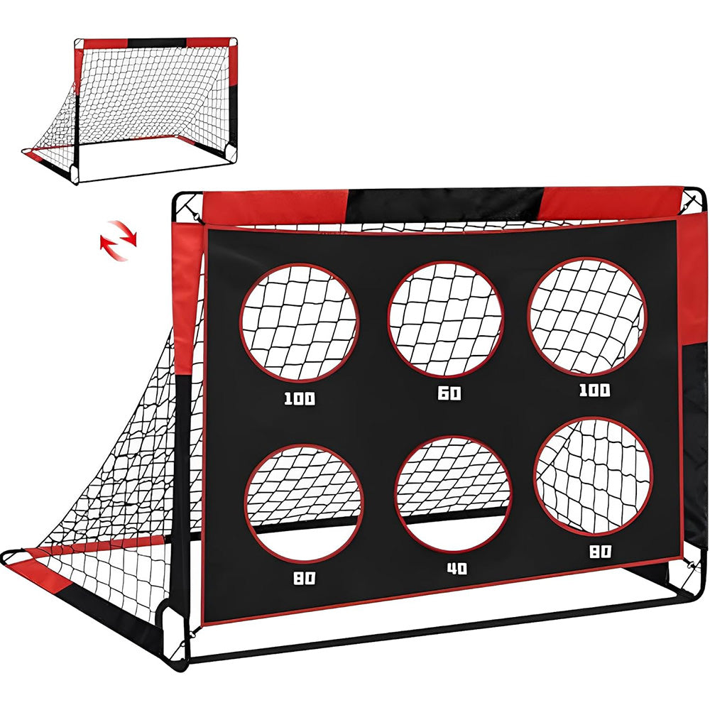 Kids Portable Soccer Goal for Backyard Outdoor Play with Soccer Nets