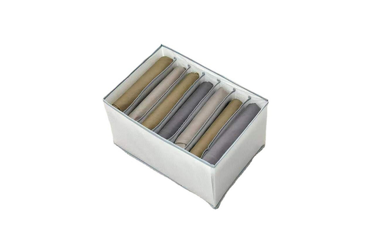 Organizer for Closet Extra Large 7 Grids with Handle