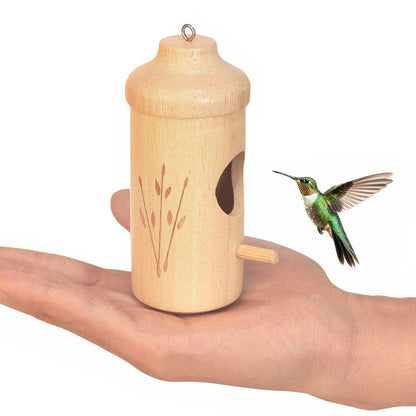 3PCS Hummingbird House Wooden Bird Houses For Outside Hanging Decor