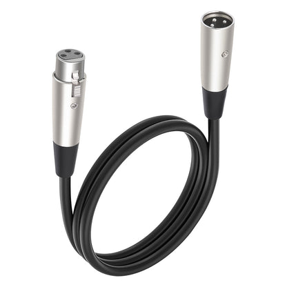 3 Pin XLR Male to Female Balanced Shielded Microphone Audio Cable