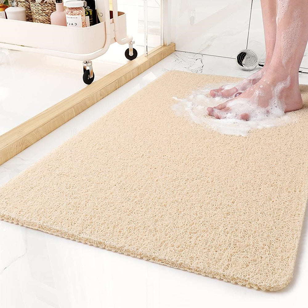 Non Slip Shower Mat with Drainage Holes Bath Mat Bathroom Floor Mat 40x60cm