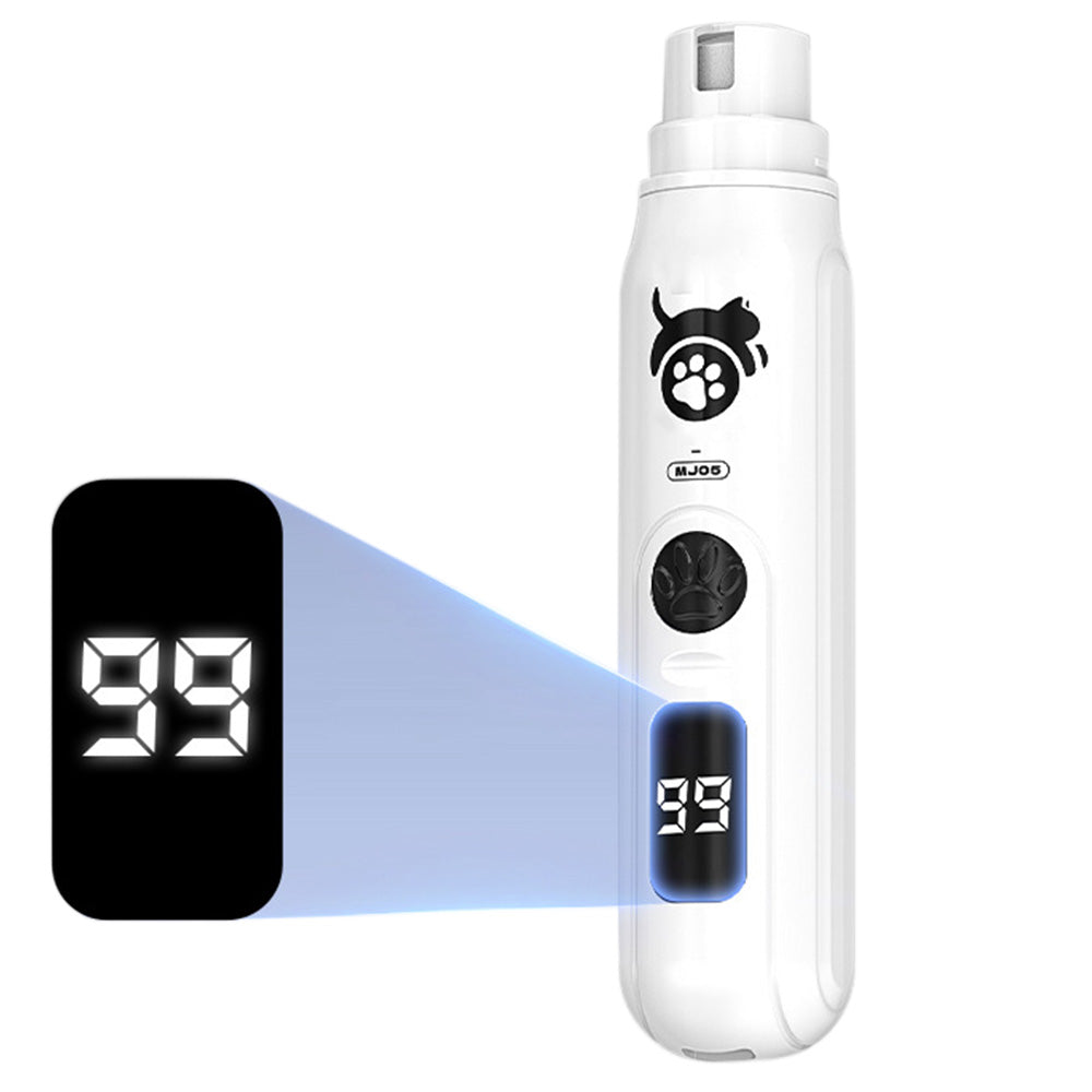 LED Display Pet Nail Grinder with 3 Speeds ââ‚?For Dogs & Cats of All Sizes