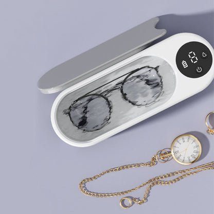 Portable Ultrasonic Cleaner Sonic Wave Tank Cleaning Machine for Glasses Watch Jewellery