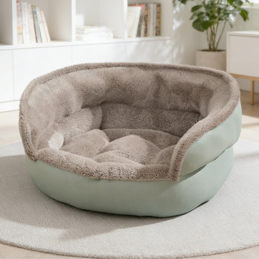 Soft Dog Bed for Indoor Anti Slip Pet Bed -Green