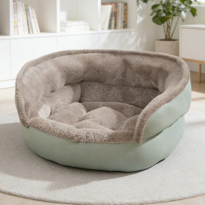Soft Dog Bed for Indoor Anti Slip Pet Bed -Green