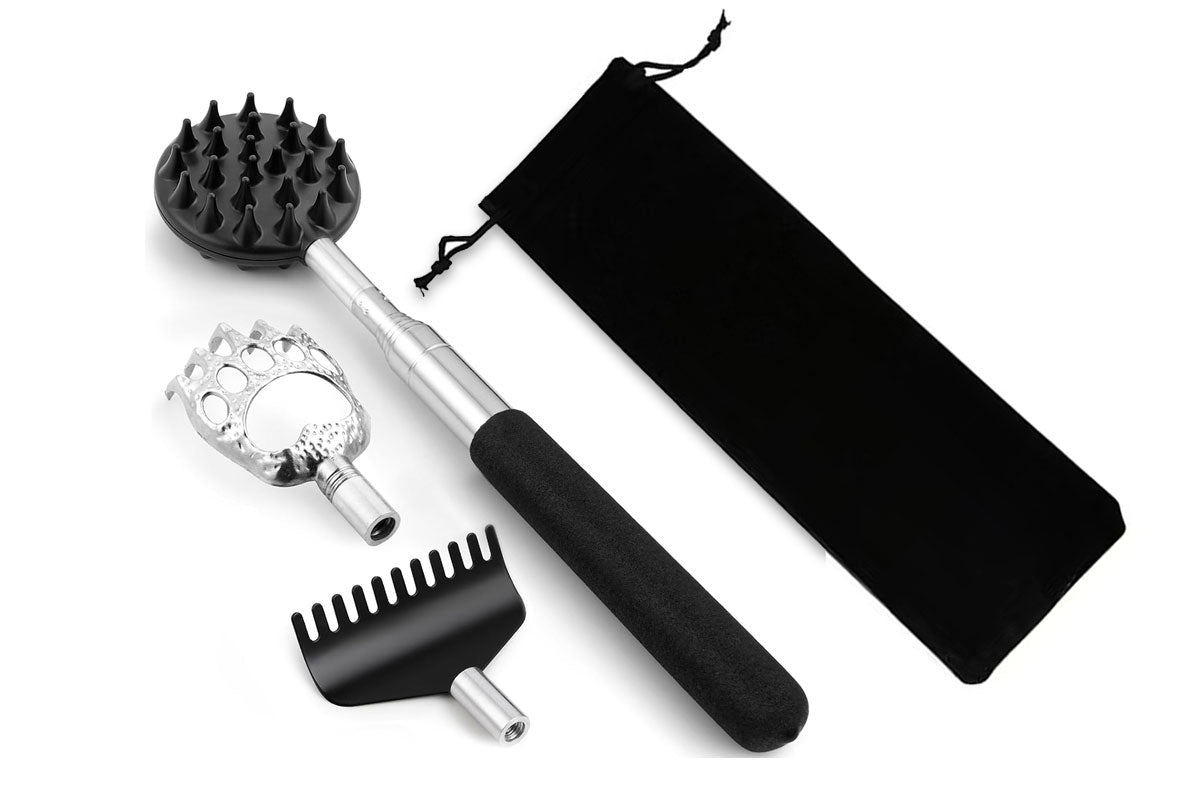 Extendable Back Scratcher Metal Claw Telescoping Backscratcher Massager
