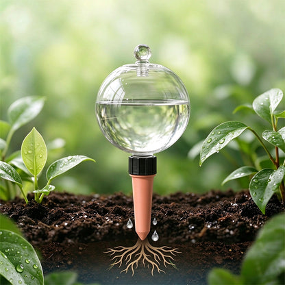 4 Pack 17oz Self Watering Globes Slow Release Waterer