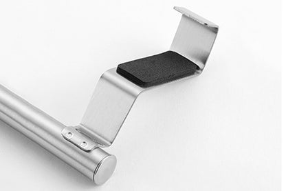 Stainless Steel Cabinet Door Towel Holder-Silver