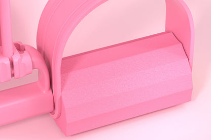 8 Tube Detachable Adjustable Pedal Resistance Band -Pink