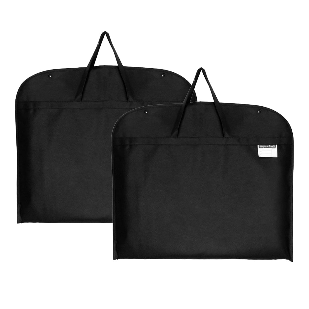 2Pcs Travel Garment Bag Suit Cover Carrier Bag with Handles