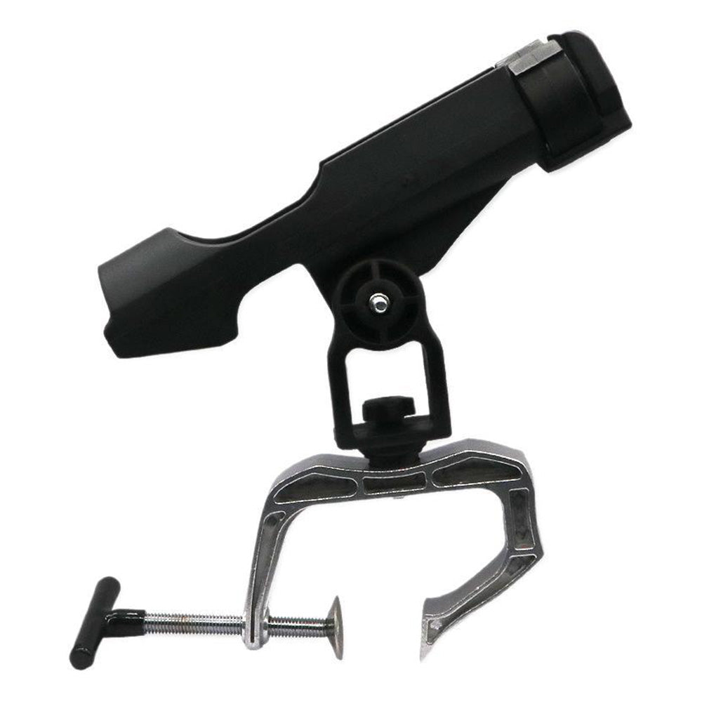 360-Degree Rotatable Fishing Rod Holder Track Mount / Deck Mount Fishing Pole Rack for Boat Kayak Fishing Accessories