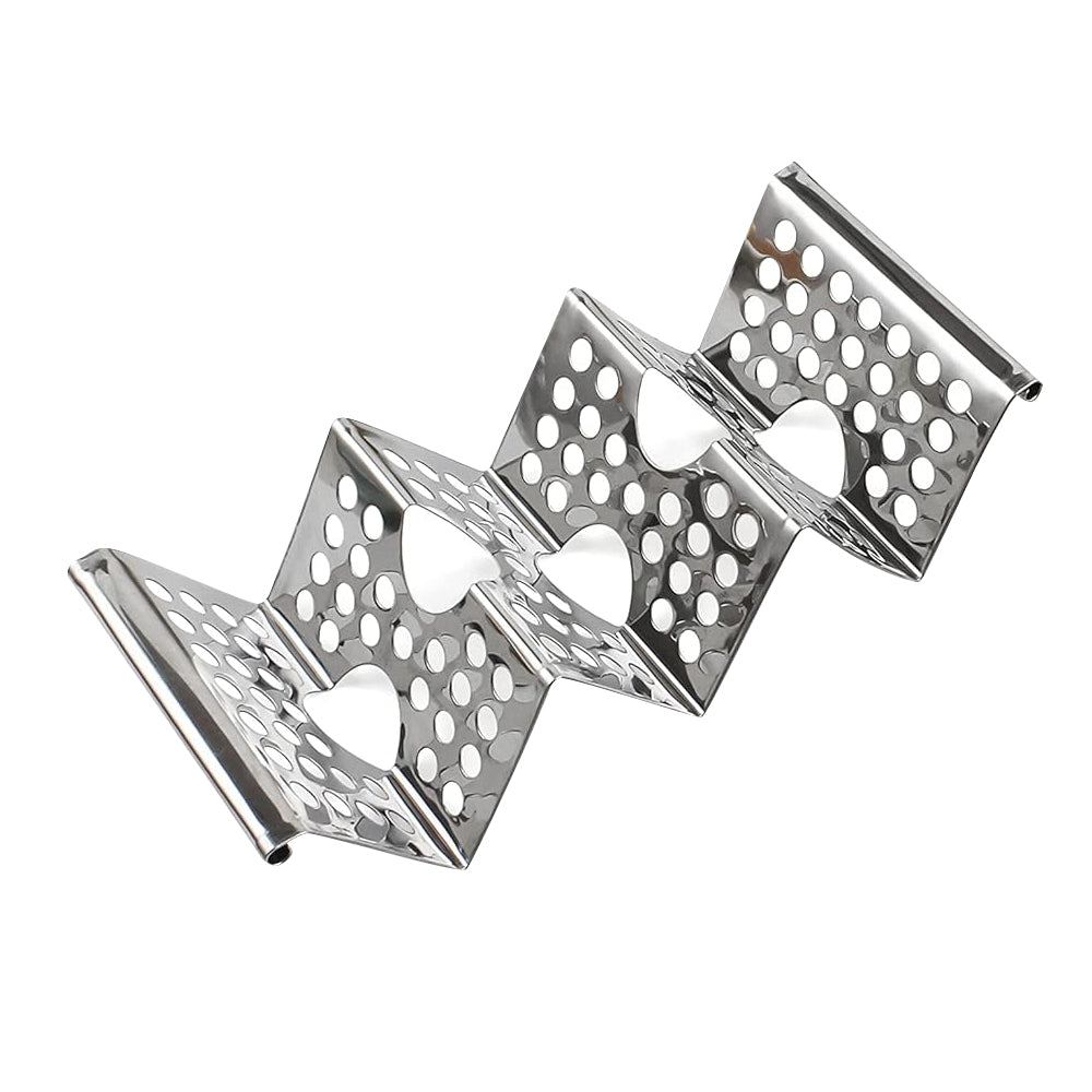 Stainless Steel Taco Holder Stand Holds 2 To 3 Tortillas