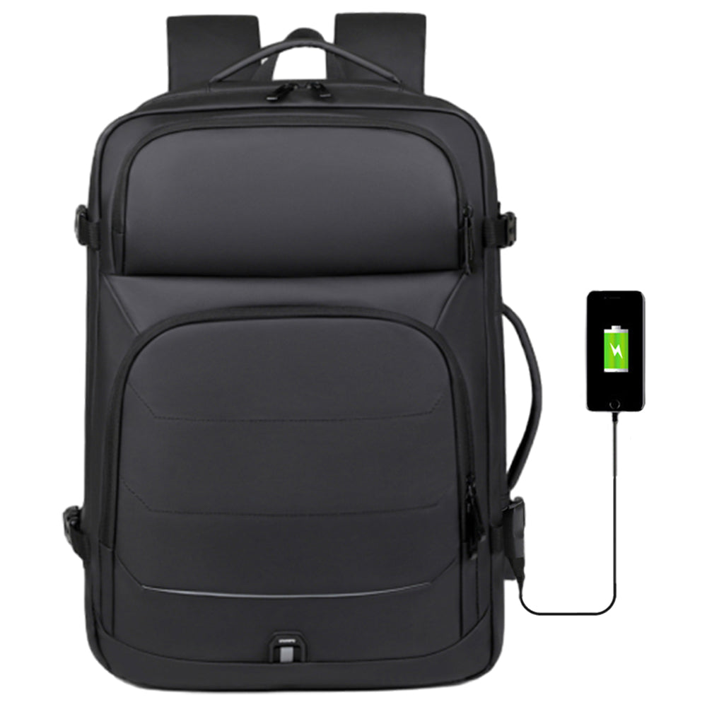 Expandable Luggage Backpack Large Travel Laptop Bag School Bag with USB Charging Port