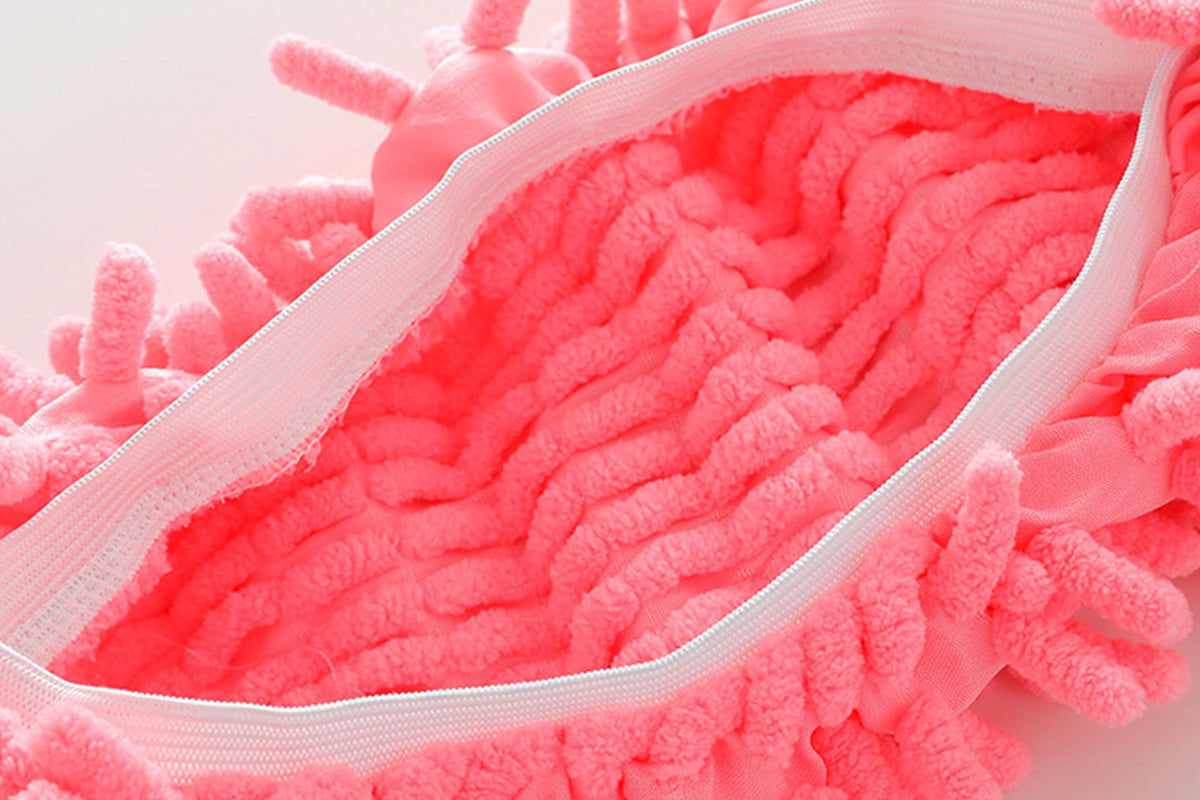 5 Pairs Mop Slipper Shoe Covers Floor Cleaning Foot Socks Washable Reusable
