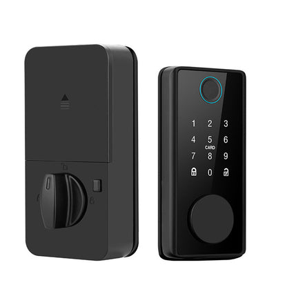Smart Keyless Door Lock Fingerprint Password Card App Control Auto Lock
