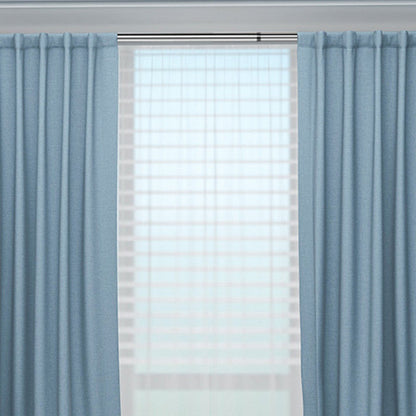 Adjustable Telescopic Curtain Rail Rod Tension Extendable Hanging Pole for Bathroom Wall Closet