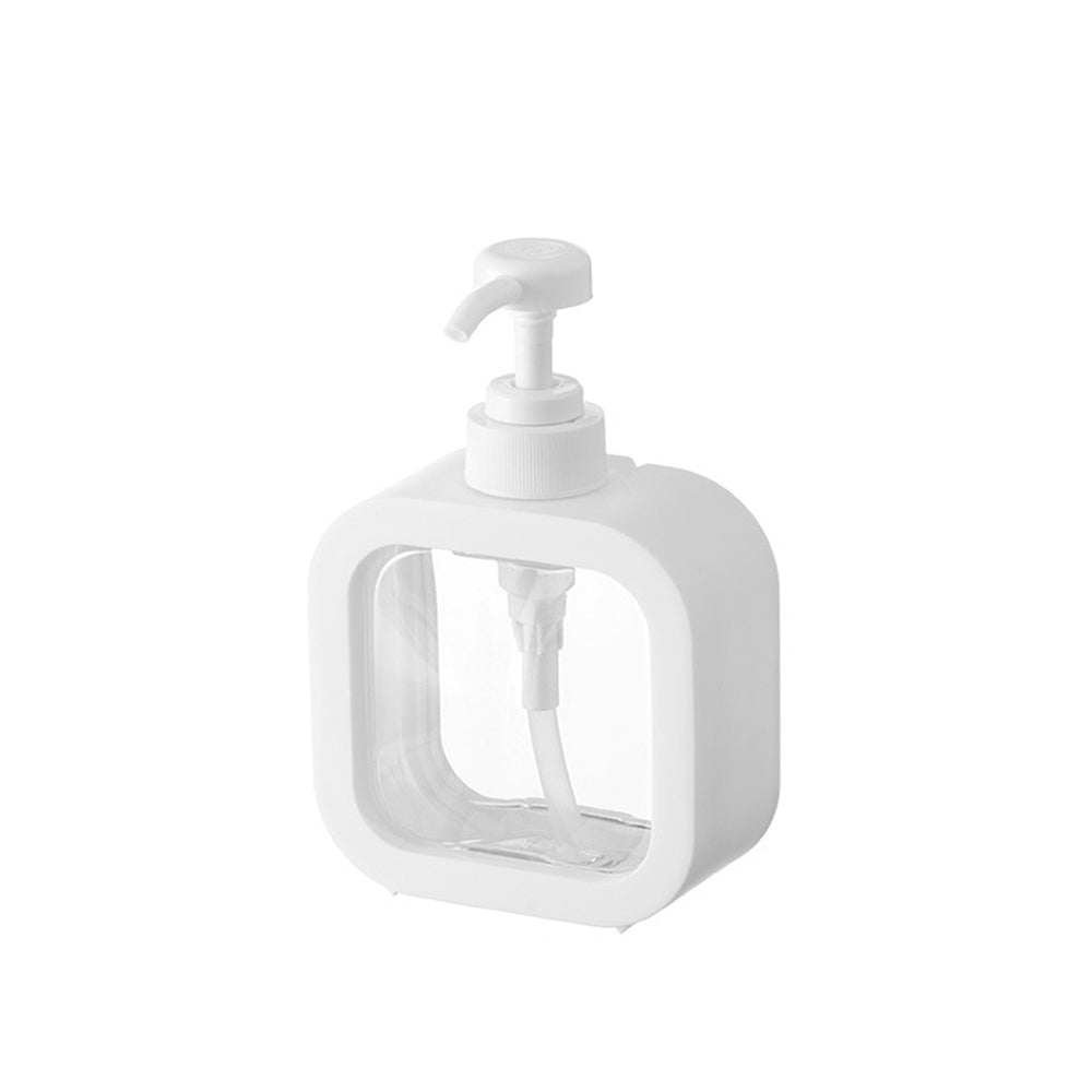 2Pcs Soap Dispenser 300/500ML Clear Empty Pump Lotion Bottles Portable Soap Dispensers Pressing Refillable Liquid Container