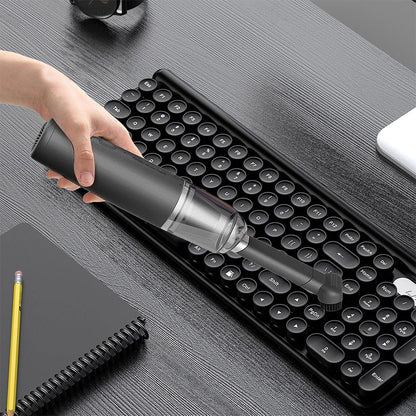 Portable Cordless Handheld Vacuum with Two Suction Modes - Black