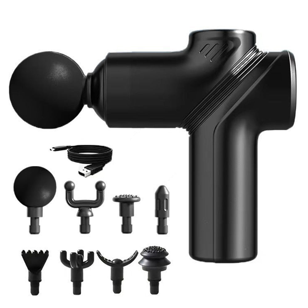 Massage Gun with 8 Replacement Heads Deep Tissue Massage Tool