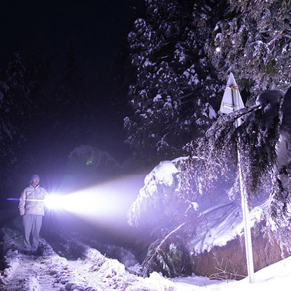 5-Level Adjustable LED Flashlight Rechargeable High Lumens Bright Flashlight for Emergency Camping Home