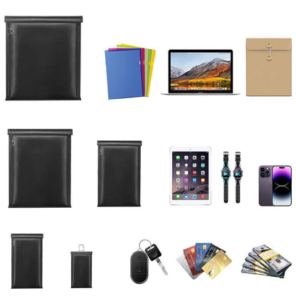 5PCS Large Faraday Bags Anti-Tracking Pouches for Phones & Devices