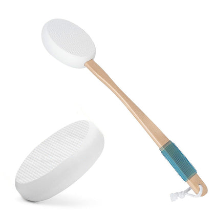 Back & Foot Lotion Applicator with 4 Replacement Pads Sunscreen Applicator Tool White