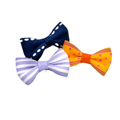 60PCS Pet Bowknot Hair Bows with Clips for Pet Grooming and Decoration