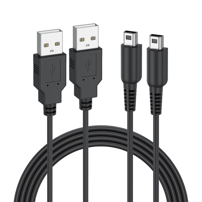 3 USB Charging Cables Compatible with Nintendo 3DS XL 2DS XL DSi