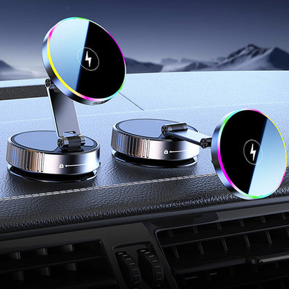 Aluminum Alloy Car Wireless Charger with RGB Light