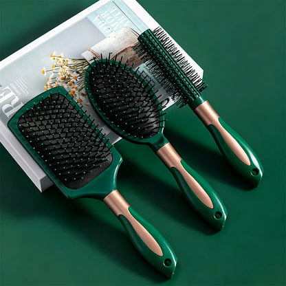 3Pcs Paddle Hair Brush Set