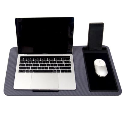 Laptop Lap Desks for Adults Portable Laptop Desk with Mouse Pad and Phone Holder-Grey