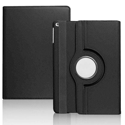 360 Degree PU Leather Case for iPad 10th and 11th Gen A16 - Black