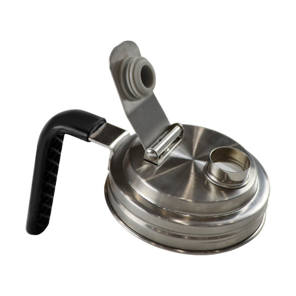 Stainless Steel Mason Jar Lid Handle Pour Spout Replacement Cap - 70mm
