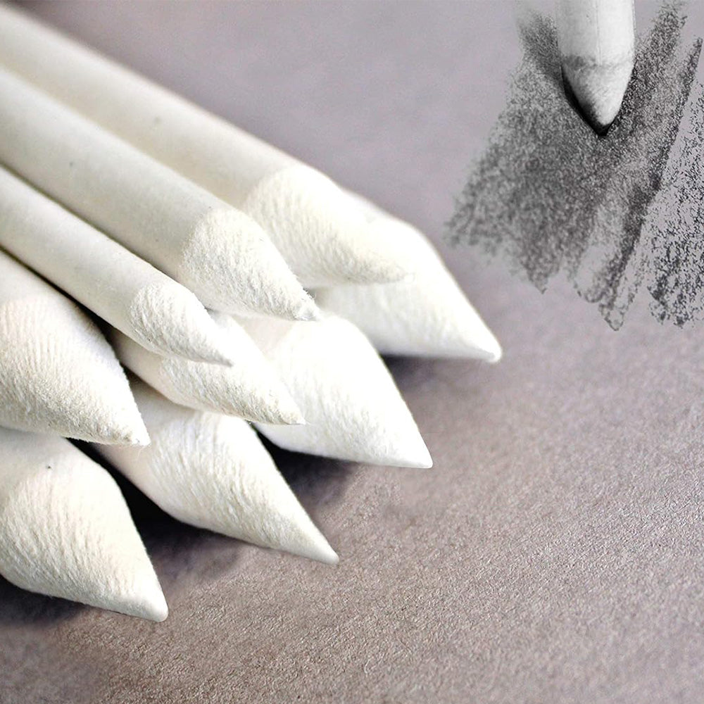 9 Piece Paper Blending Stumps and Sandpaper Sketching Art Tool Set