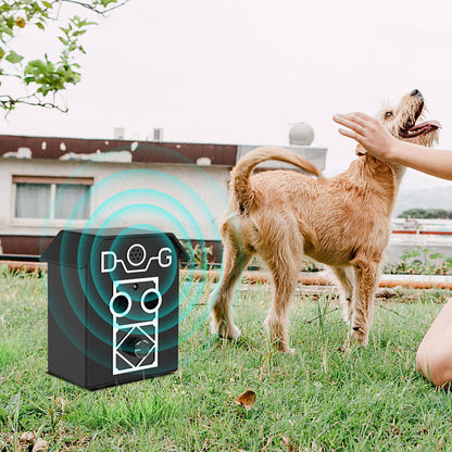 Solar Powered Pet Dog Anti-Bark Device Ultrasonic Bark Control Device