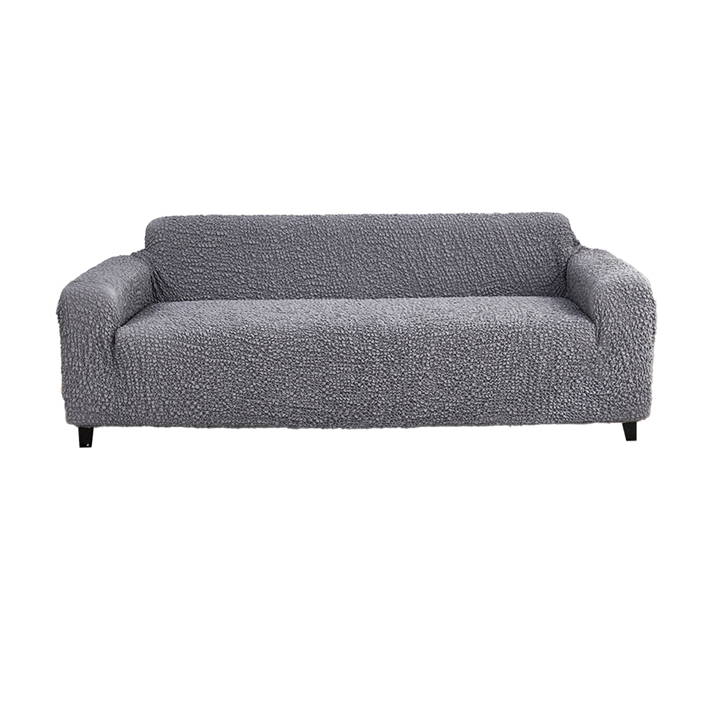 Cloud Yarn Elastic Sofa Cover Full Coverage Couch Furniture Protector -Grey
