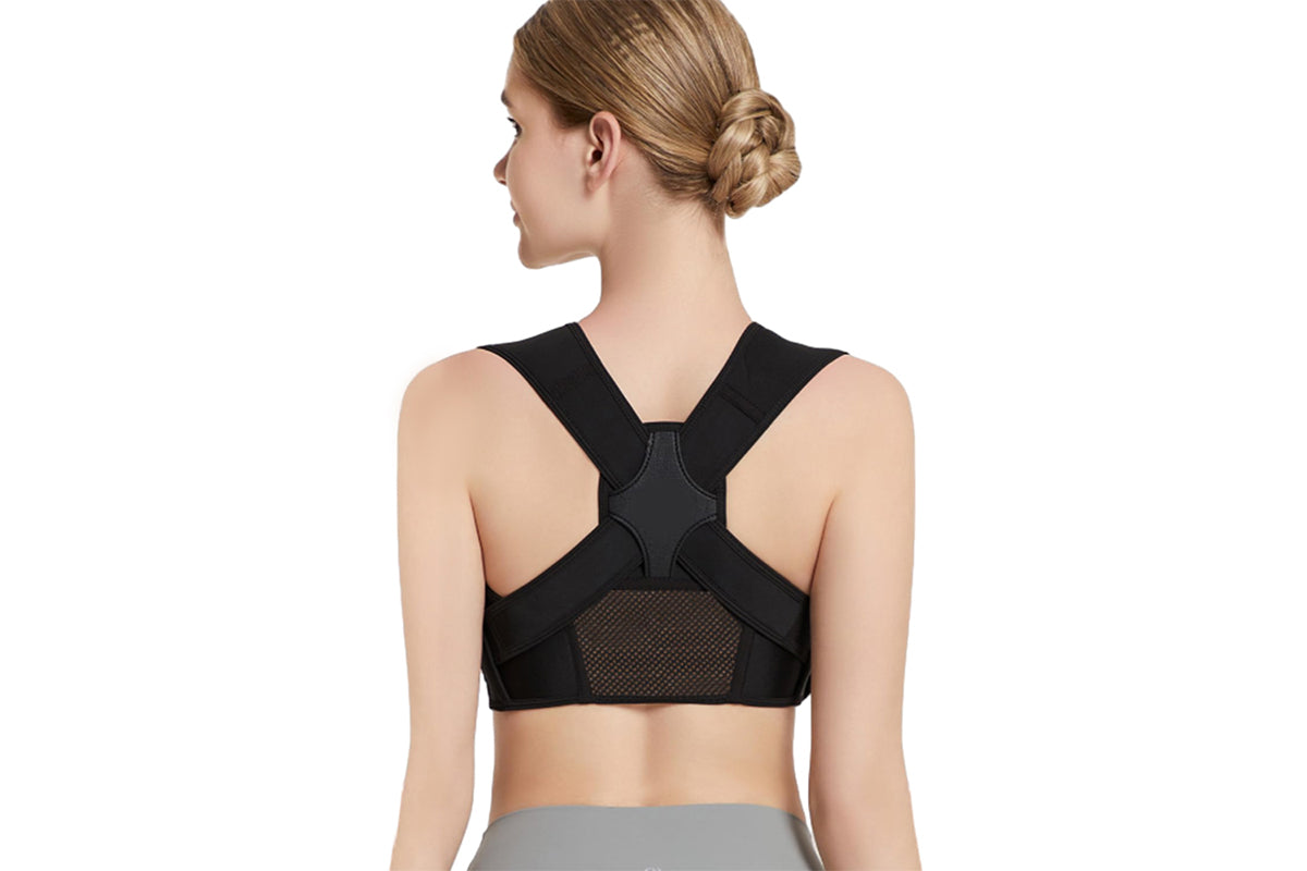 Adjustable Posture Corrector For Posture Correction Back Straightener-Black
