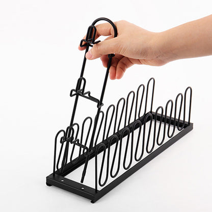 2 Piece Metal Hat Organizer Racks for 8 Caps and 3 Glasses Each