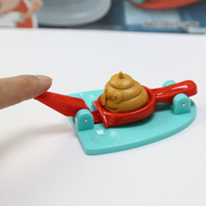 Poop Shoot Toilet Game Set Creative Family Game Toys