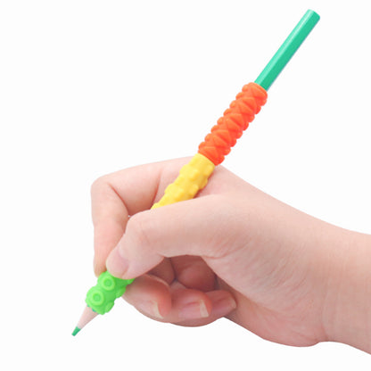 24 Pcs Silicone Textured Sensory Pencil Grip Fidget Toy