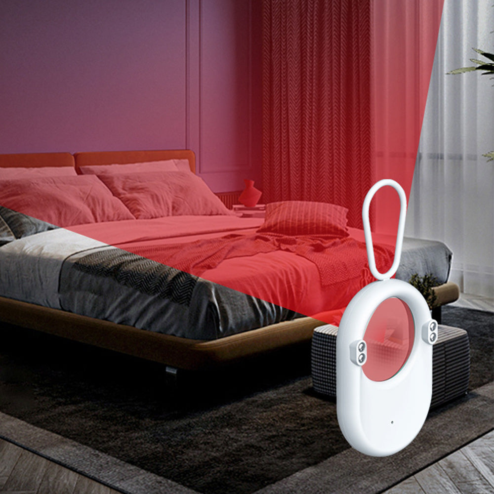 Hidden Camera Detector Anti-Spy Camera Finder  Rechargeable Infrared Scanning for Hotel Home Office Car White