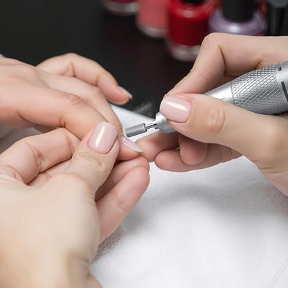 Portable 45000 RPM Rechargeable Electric Nail Drill File for Salon Home