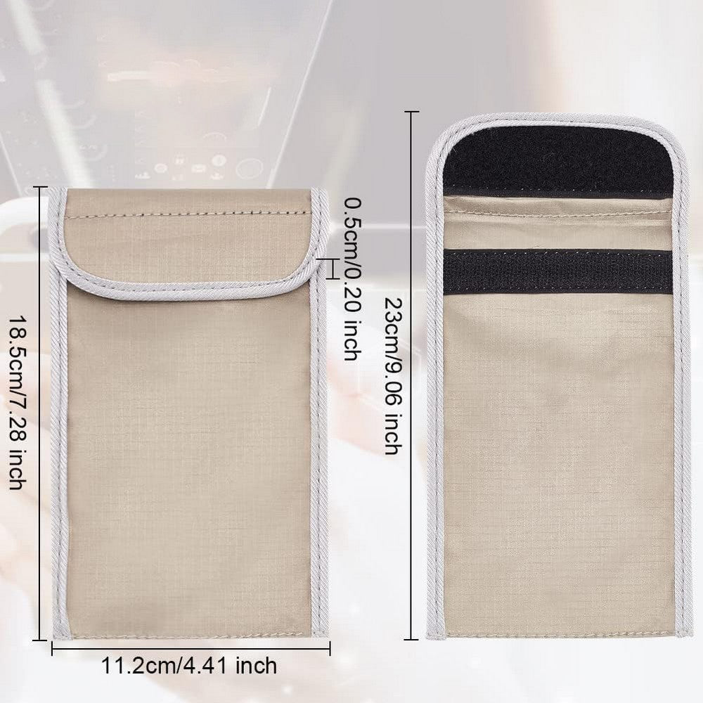 3Pcs Faraday Phone Pouch Jammer Signal Blocker RFID Cell WiFi Faraday Bags