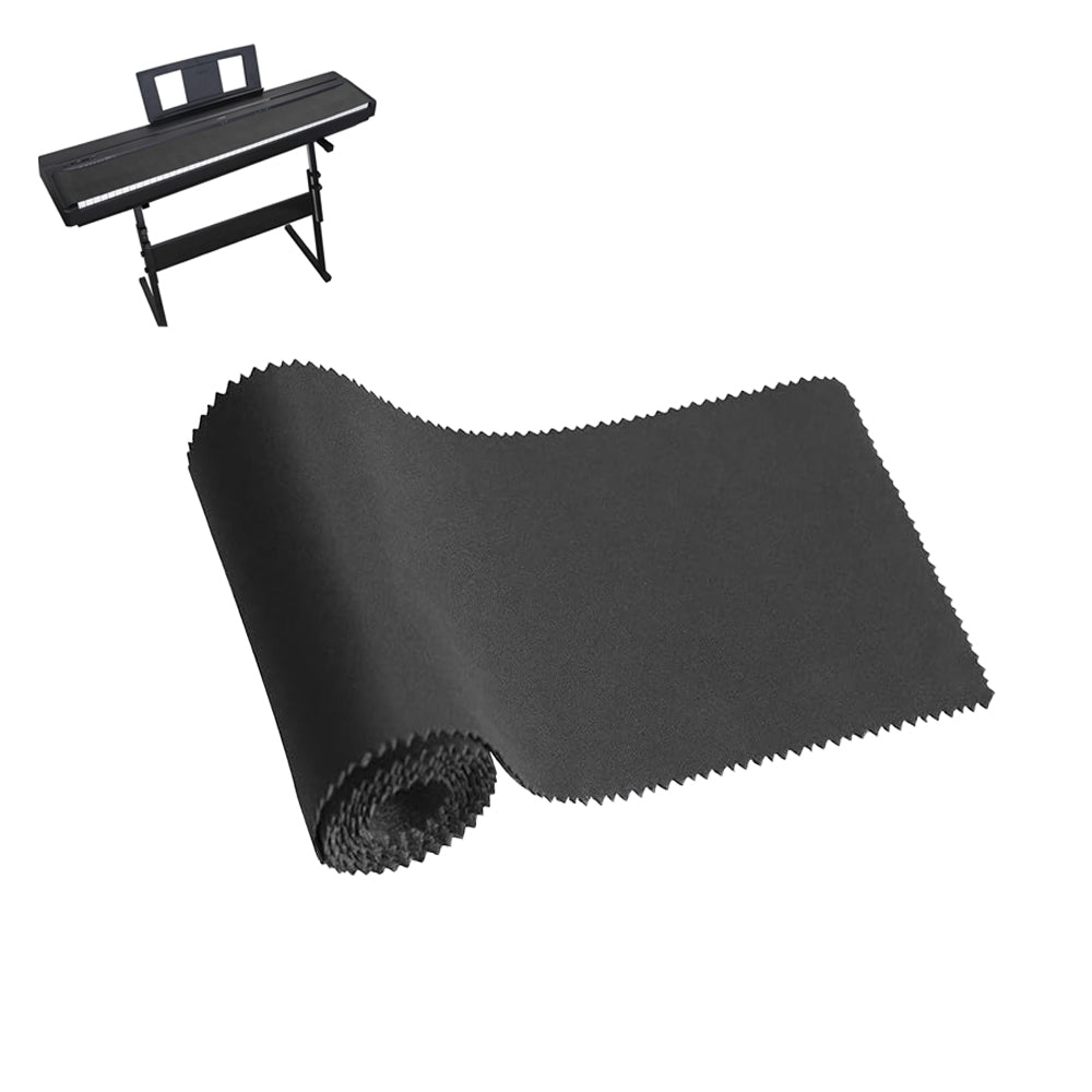 For 88 Keys Piano Keyboard Cover Electronic Keyboard Anti-Dust Cover Black