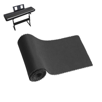 For 88 Keys Piano Keyboard Cover Electronic Keyboard Anti-Dust Cover Black