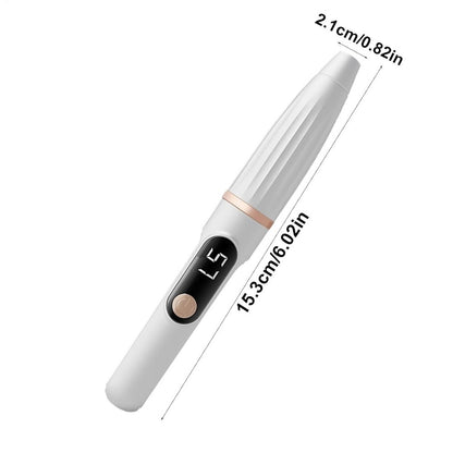 Portable Electric Nail Drill Nail File Kit for Pedicure and Polishing-white