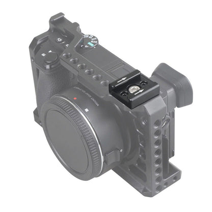 Cold Shoe Mount Adapter with 1/4 inch Thread Hole Cold Shoe Bracket for Camera DSLR Flash LED Light Monitor