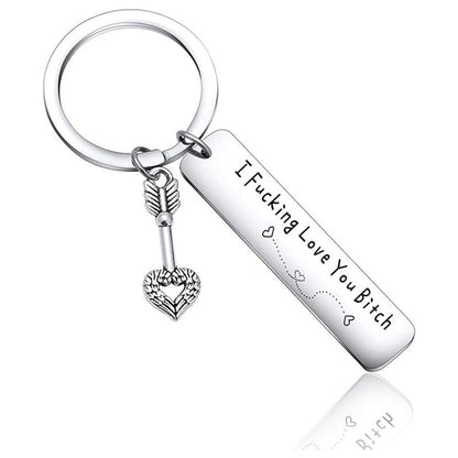 Best Friend Keychain Stainless Steel Key Chain for Friendship Gifts
