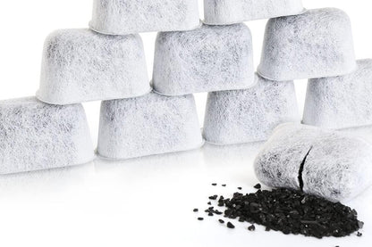 12Pcs Coconut Shell Charcoal Replacement Water Filters for Breville Keurig Espresso Machine
